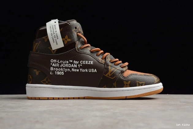 1st Kicks AQ0818-158 Jordan AJ1 x Off-Louis OW Air 1 0702
